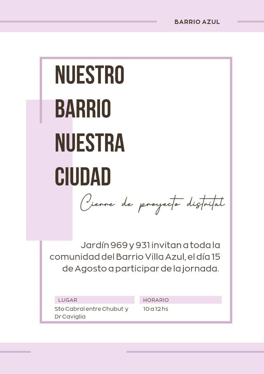 Expo Nuestro Barrio, Nuestra Ciudad